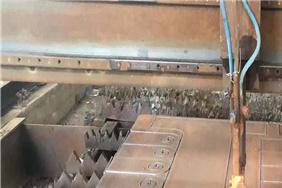 Oxy-Fuel Cutting Process for S355JR Steel Plate