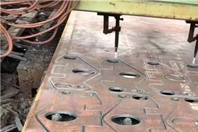 Oxy-Fuel Cutting of S235JR Steel Plate