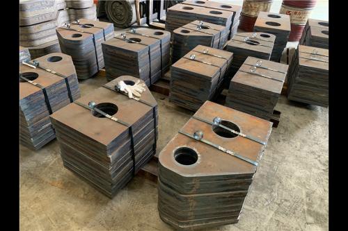 Wholesale Oxy-fuel Cut Large Format NM500 Wear Steel Liners for Excavator & Mining Equipment